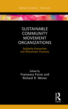 Couverture de l’ouvrage Sustainable Community Movement Organizations