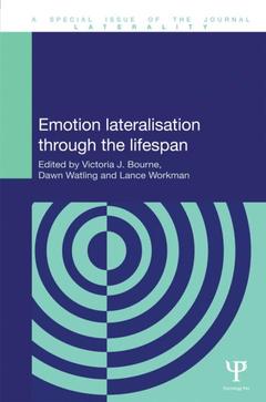 Couverture de l’ouvrage Emotion Lateralisation Through the Lifespan