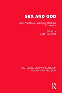 Couverture de l’ouvrage Sex and God