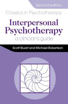 Couverture de l’ouvrage Interpersonal Psychotherapy 2E A Clinician's Guide