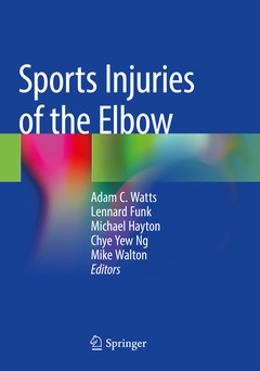 Couverture de l’ouvrage Sports Injuries of the Elbow