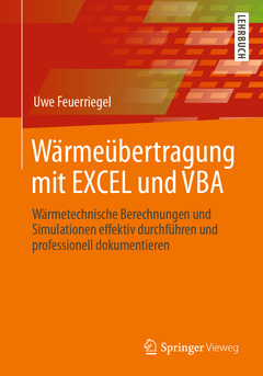Couverture de l’ouvrage Wärmeübertragung mit EXCEL und VBA