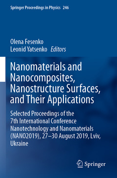 Couverture de l’ouvrage Nanomaterials and Nanocomposites, Nanostructure Surfaces, and Their Applications 