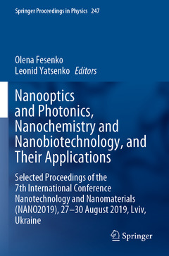 Couverture de l’ouvrage Nanooptics and Photonics, Nanochemistry and Nanobiotechnology, and Their Applications 