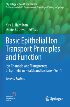 Couverture de l’ouvrage Basic Epithelial Ion Transport Principles and Function