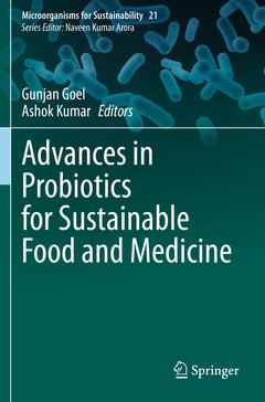 Cover of the book Advances in Probiotics for Sustainable Food and Medicine