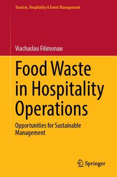 Couverture de l’ouvrage Food Waste in Hospitality Operations