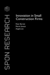 Cover of the book Innovation in Small Construction Firms