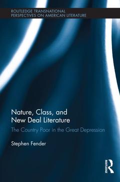 Couverture de l’ouvrage Nature, Class, and New Deal Literature