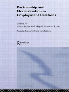 Couverture de l’ouvrage Partnership and Modernisation in Employment Relations