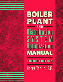 Couverture de l’ouvrage Boiler Plant and Distribution System Optimization Manual, Third Edition