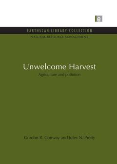 Couverture de l’ouvrage Unwelcome Harvest