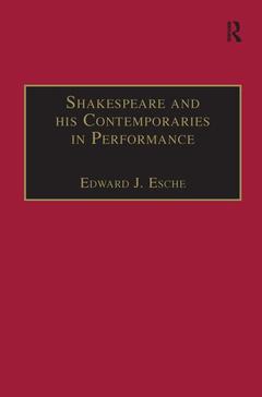 Cover of the book Shakespeare and his Contemporaries in Performance