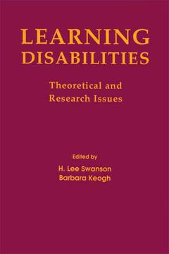 Couverture de l’ouvrage Learning Disabilities