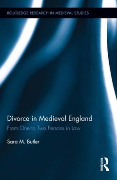 Couverture de l’ouvrage Divorce in Medieval England