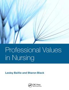 Couverture de l’ouvrage Professional Values in Nursing
