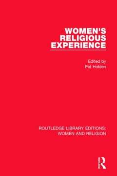 Couverture de l’ouvrage Women's Religious Experience