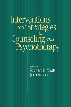 Couverture de l’ouvrage Intervention & Strategies in Counseling and Psychotherapy