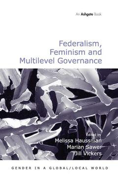 Couverture de l’ouvrage Federalism, Feminism and Multilevel Governance