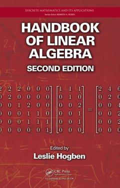 Couverture de l’ouvrage Handbook of Linear Algebra