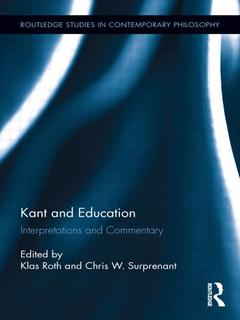 Couverture de l’ouvrage Kant and Education