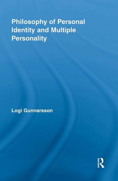 Couverture de l’ouvrage Philosophy of Personal Identity and Multiple Personality