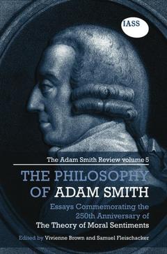 Couverture de l’ouvrage The Philosophy of Adam Smith