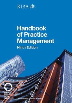 Couverture de l’ouvrage RIBA Architect's Handbook of Practice Management