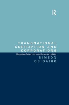 Couverture de l’ouvrage Transnational Corruption and Corporations
