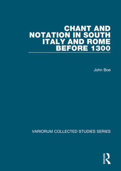 Cover of the book Chant and Notation in South Italy and Rome before 1300