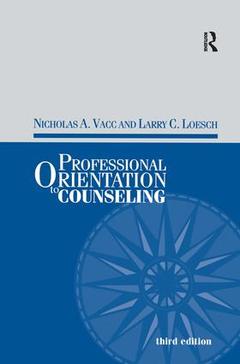 Couverture de l’ouvrage Professional Orientation to Counseling