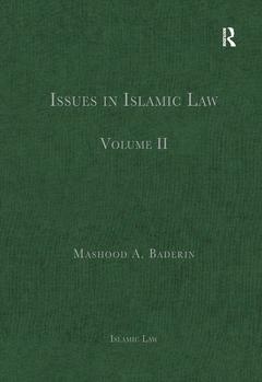 Couverture de l’ouvrage Issues in Islamic Law