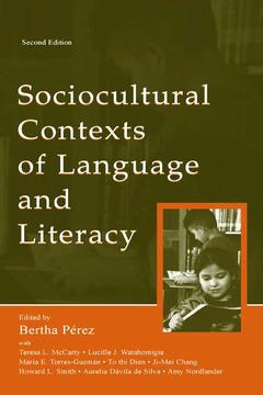 Couverture de l’ouvrage Sociocultural Contexts of Language and Literacy