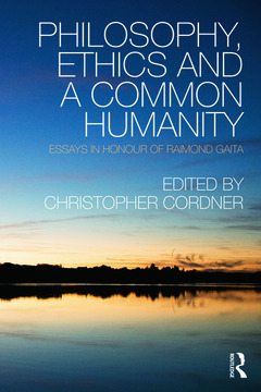Couverture de l’ouvrage Philosophy, Ethics and a Common Humanity