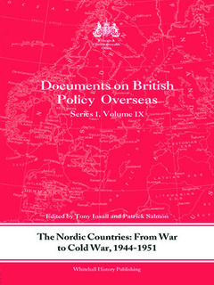 Couverture de l’ouvrage The Nordic Countries: From War to Cold War, 1944–51