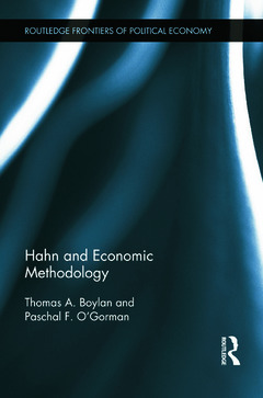 Couverture de l’ouvrage Hahn and Economic Methodology