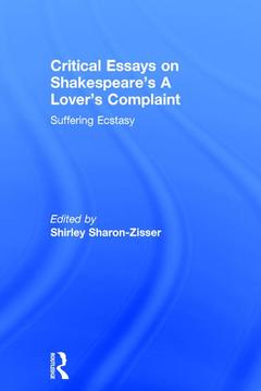 Couverture de l’ouvrage Critical Essays on Shakespeare's A Lover's Complaint