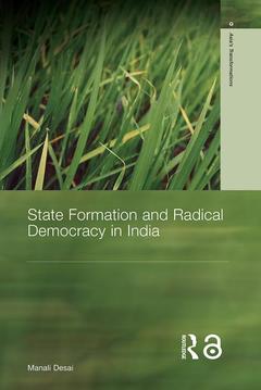 Couverture de l’ouvrage State Formation and Radical Democracy in India