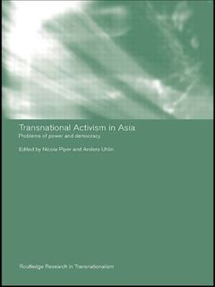 Couverture de l’ouvrage Transnational Activism in Asia