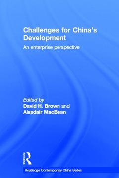 Couverture de l’ouvrage Challenges for China's Development