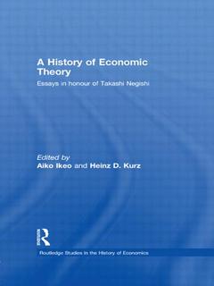 Couverture de l’ouvrage A History of Economic Theory