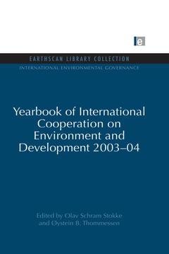 Couverture de l’ouvrage Yearbook of International Cooperation on Environment and Development 2003-04