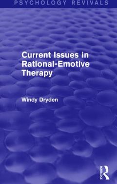 Couverture de l’ouvrage Current Issues in Rational-Emotive Therapy