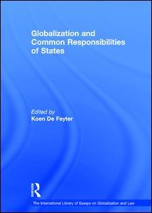 Couverture de l’ouvrage Globalization and Common Responsibilities of States