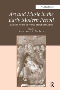 Couverture de l’ouvrage Art and Music in the Early Modern Period