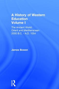Couverture de l’ouvrage Hist West Educ:Ancient World V 1