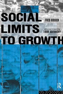 Cover of the book Social Limits to Growth