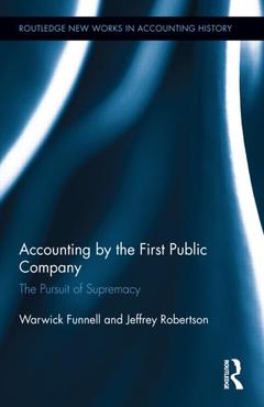 Couverture de l’ouvrage Accounting by the First Public Company