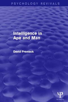 Couverture de l’ouvrage Intelligence in Ape and Man
