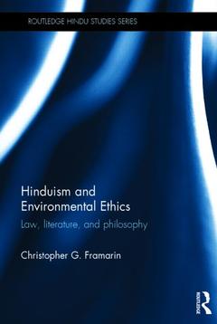 Couverture de l’ouvrage Hinduism and Environmental Ethics